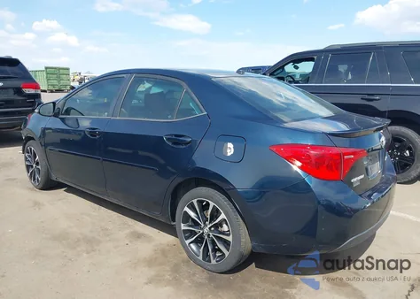2017 Toyota Corolla Xse z USA, uszkodzony, nr VIN 2T1BURHE2HC872439